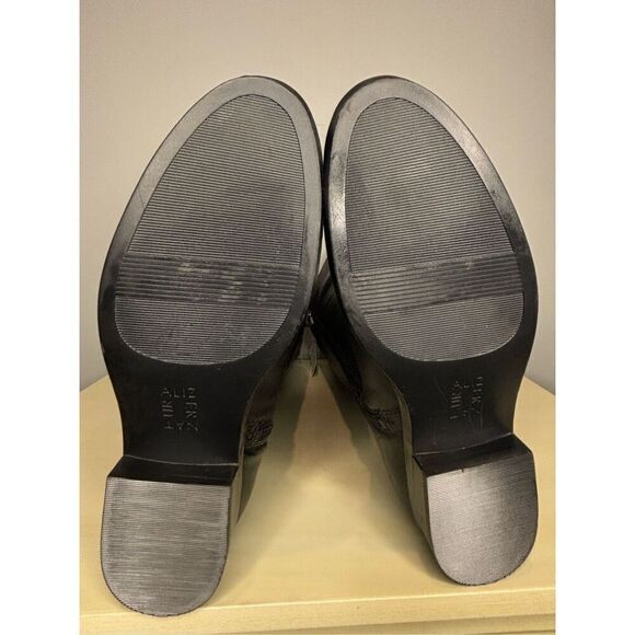 Naturalizer Women's‎ Reid Wide Calf Leather Tall Riding Boots Black Sz 5M - Picture 6 of 9